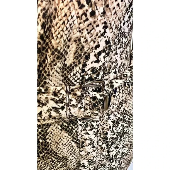 NWT Dana Buchman Womens Multi-Color Animal Print 3/4 Sleeve Midi Dress Size XS - Picture 3 of 13